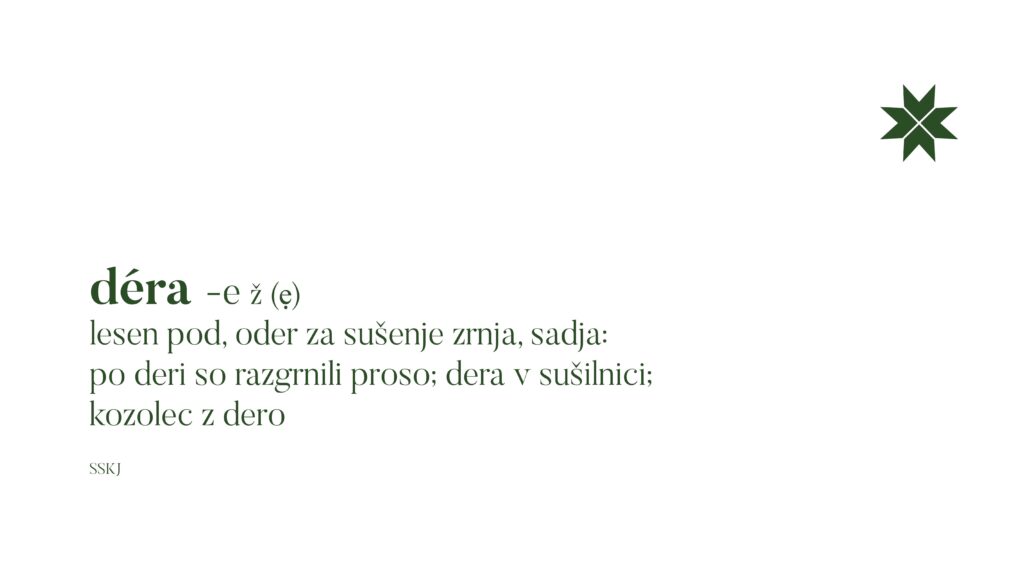 Vokabular prenove: dera