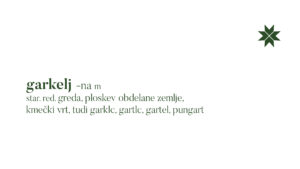 Vokabular prenove: garkelj