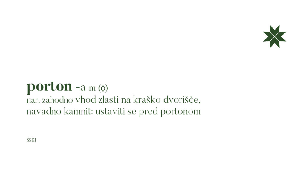 Vokabular prenove: porton