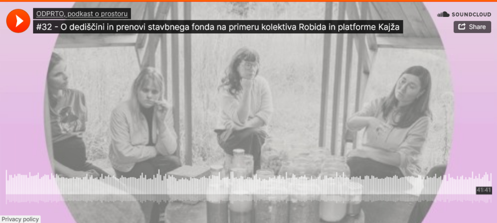 Podkast Odprto: O dediščini in prenovi stavbnega fonda