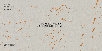 Odprti poziv za pisanje esejev: festival Razpoka